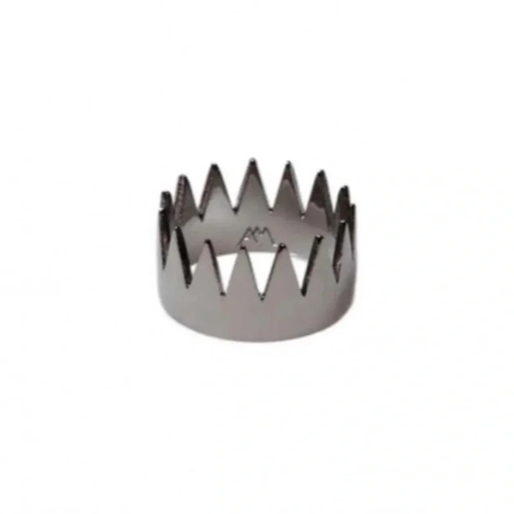 ANNELISE MICHELSON Carnivore Gunmetal Plated Ring 5.75